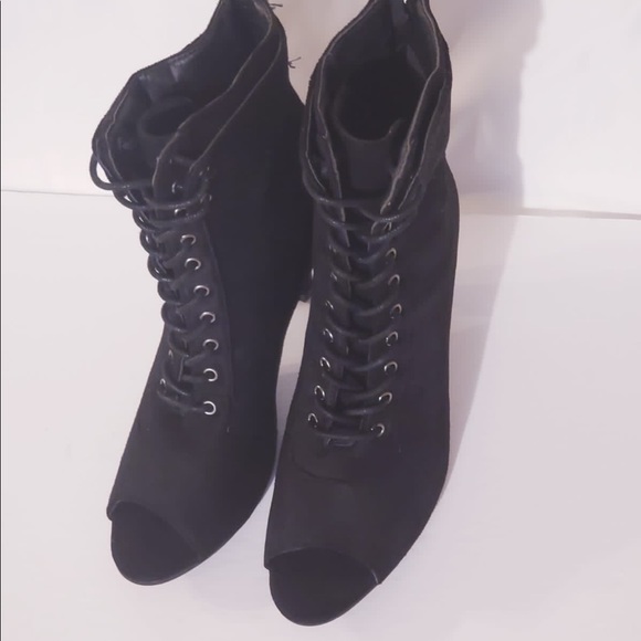 Open Toe Lace up Revamped by Sirens - Picture 3 of 4